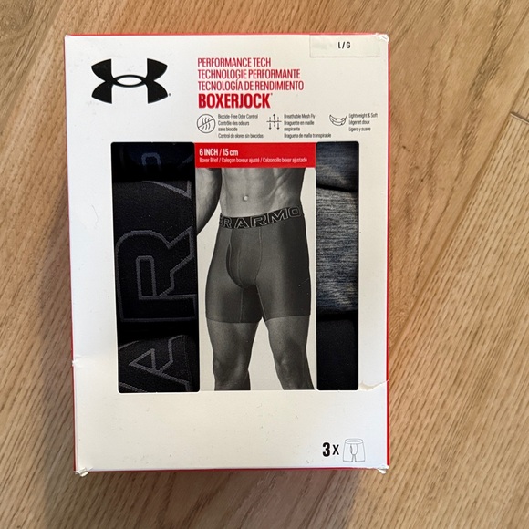 Under Armour Other - Under Armour Men's Boxerjock 3-Pack - Black & Gray